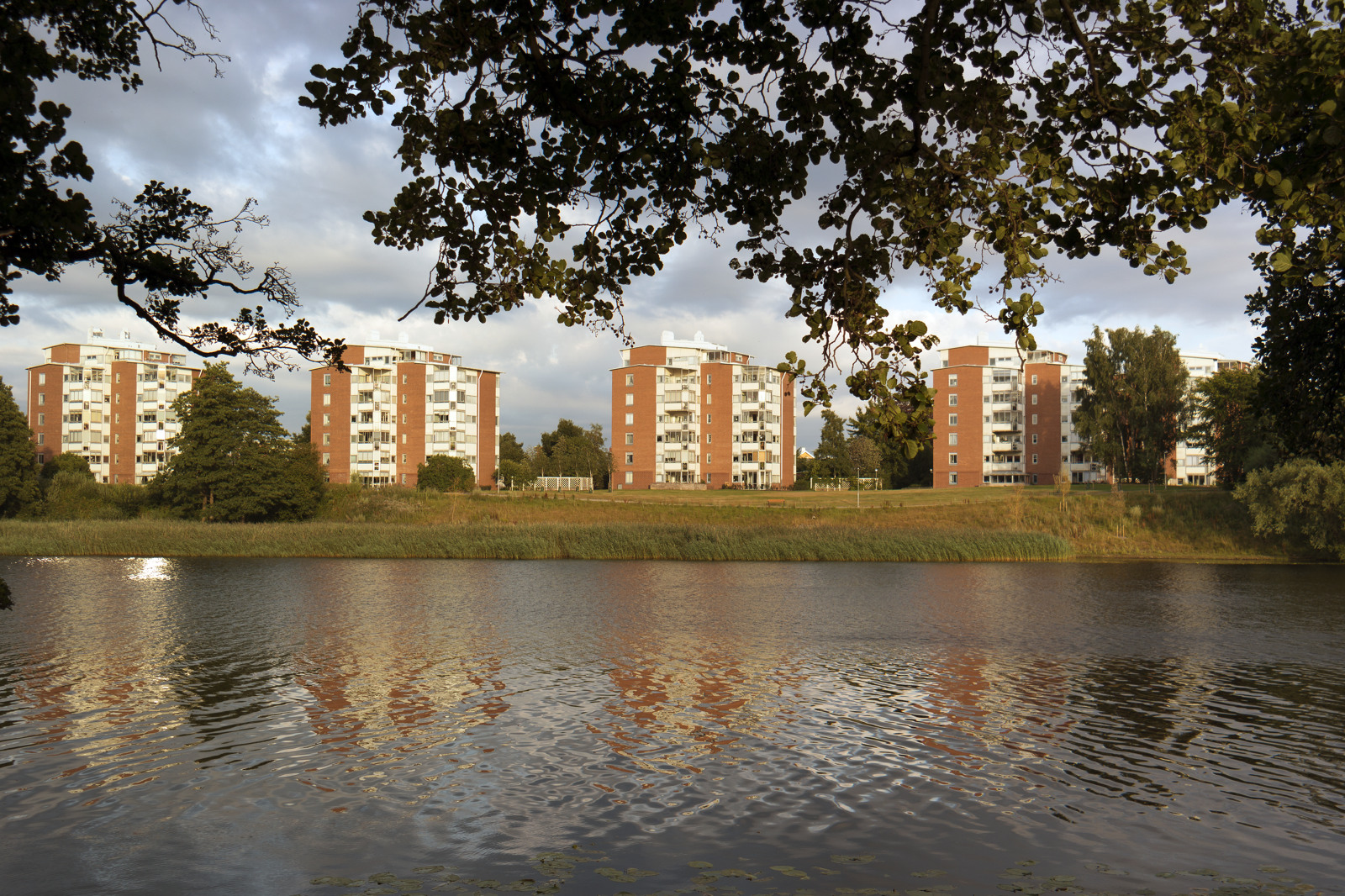 Kvarteret Landfästet i Halmstad.