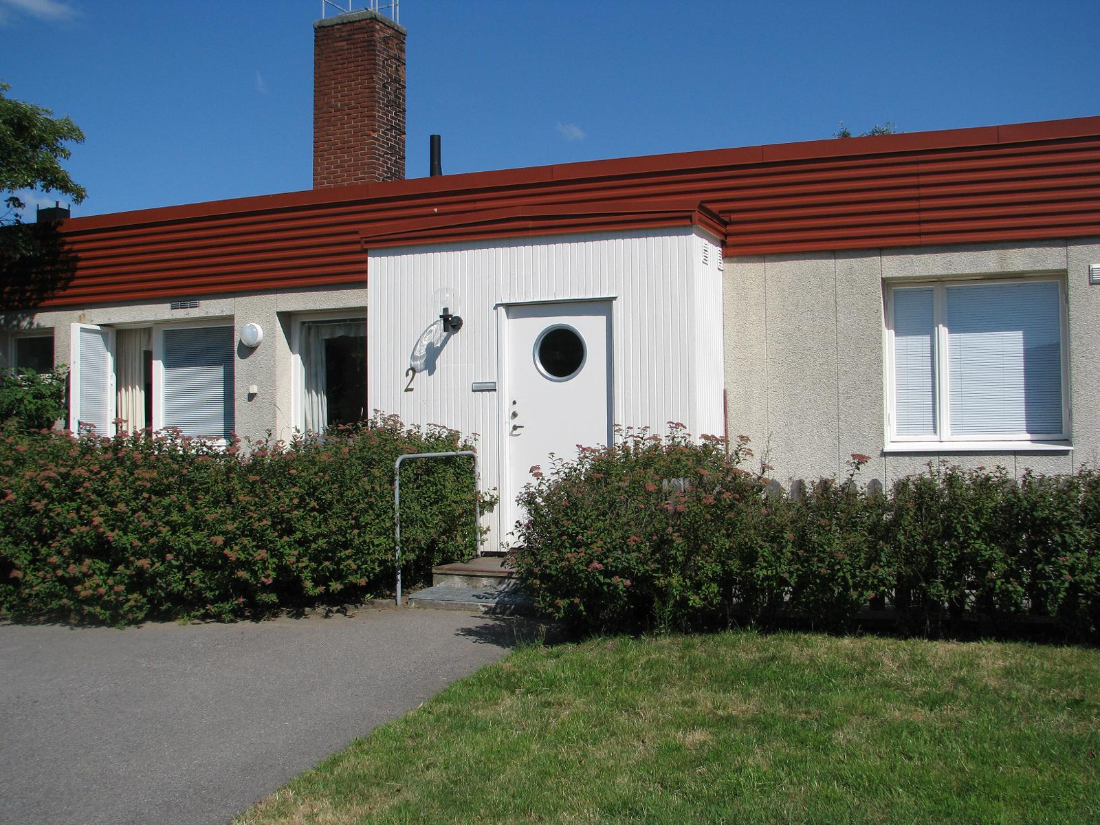 Bild på lägenhetshusen på Violvägen i Söndrum.