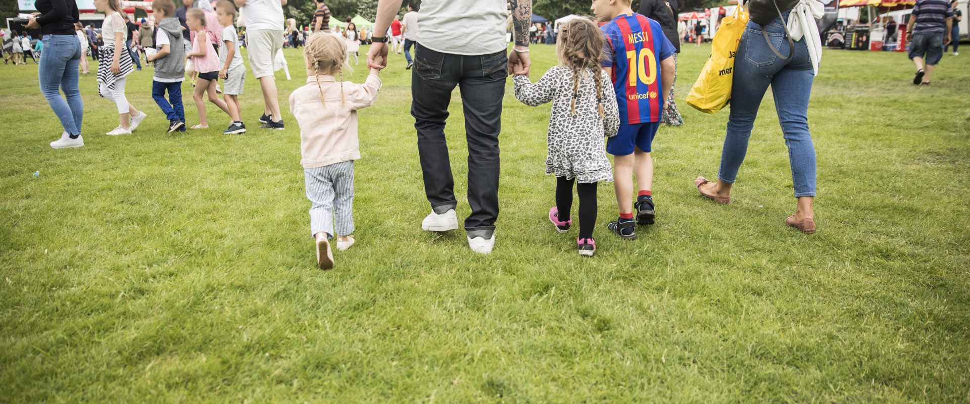 Familj på Andersbergsfestivalen 2018