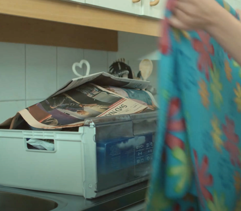 Matvaror från frysen.